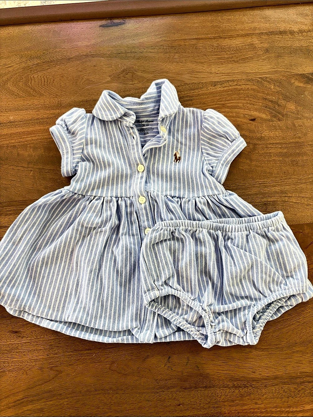 Ralph Lauren Striped Dress with Bloomers